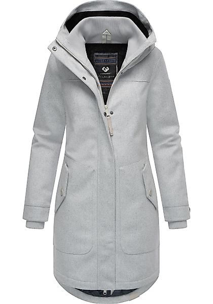 Ragwear Wintermantel "Jannisa Coat", Klassischer Damen Kurzmantel mit Kapuz günstig online kaufen