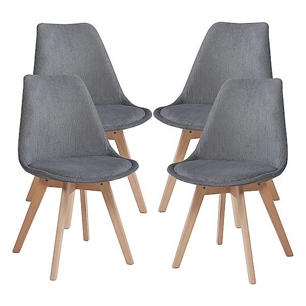 en.casa Esszimmerstuhl (Set, 4 St), »Fläten« günstig online kaufen