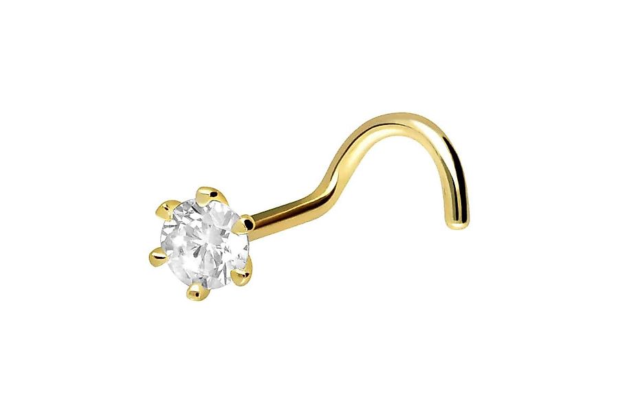 PIERCINGLINE Nasenpiercing 18 Karat Gold Nasenstecker günstig online kaufen