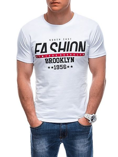 Edoti Print-Shirt Herren-T-Shirt günstig online kaufen