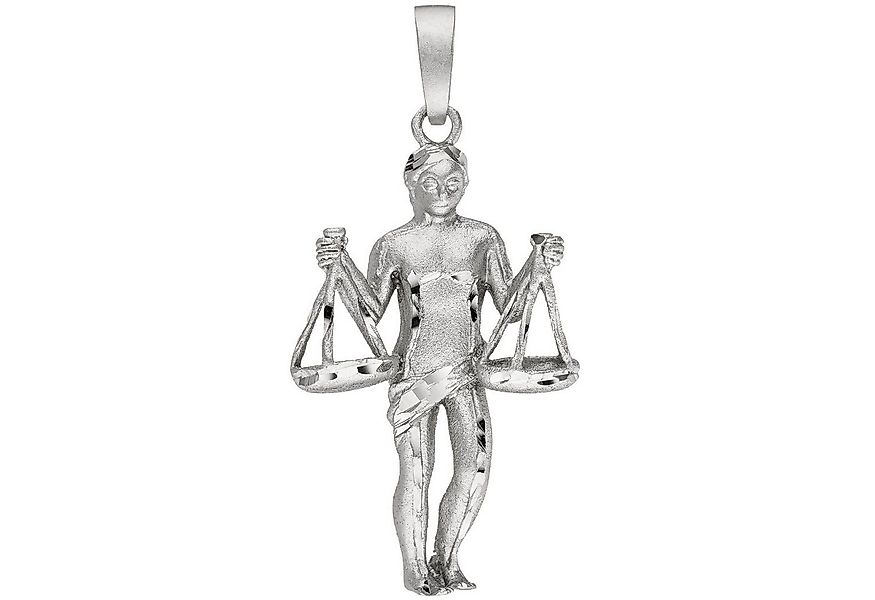 Schmuck Krone Kettenanhänger Anhänger Sternzeichen Waage aus 925 Silber, Si günstig online kaufen