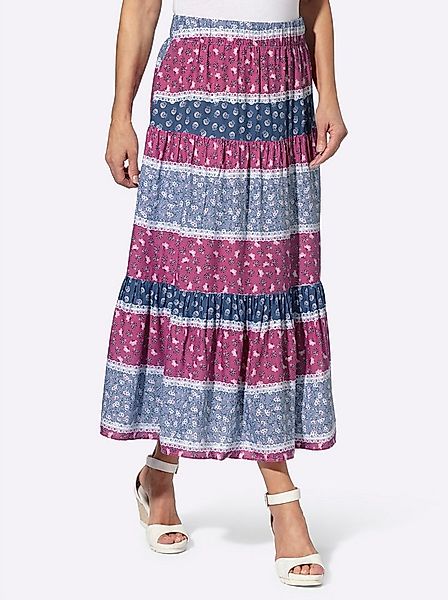 Sieh an! A-Linien-Rock Stufenrock günstig online kaufen