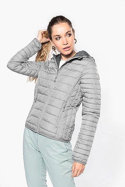 Kariban Steppjacke Leichte Damen-Steppjacke mit Kapuze günstig online kaufen