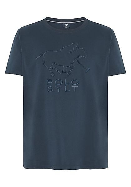 Polo Sylt T-Shirt mit gesticktem Label-Symbol günstig online kaufen