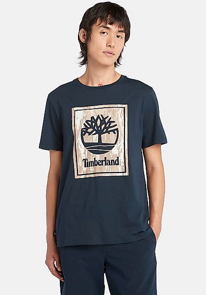 Timberland T-Shirt "STACK LOGO Camo Short Sleeve Tee", in großen Größen günstig online kaufen