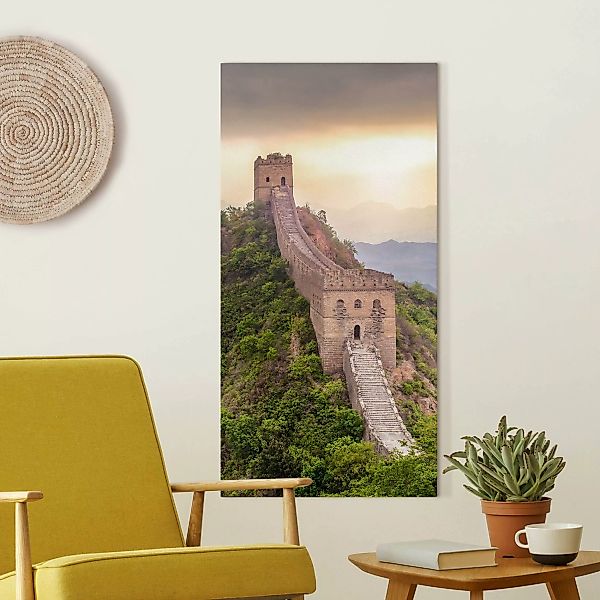 Leinwandbild Die unendliche Mauer von China günstig online kaufen