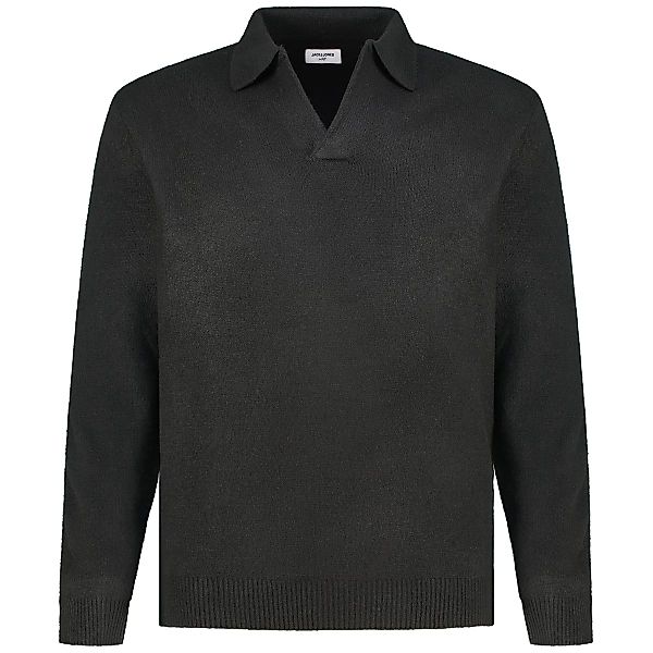 Jack&Jones Pullover aus Materialmix Farbe schwarz Größe: 6XL günstig online kaufen