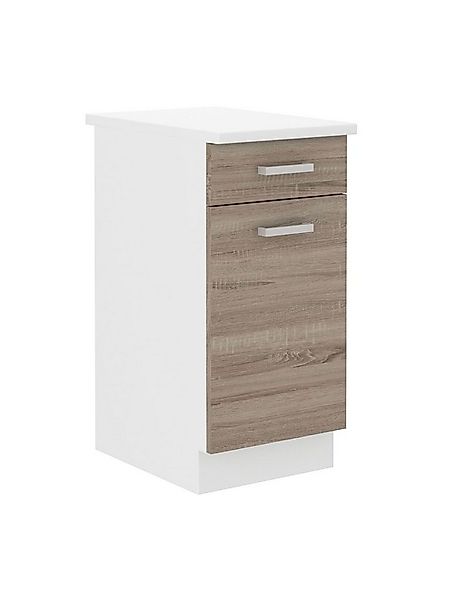 Küchen-Preisbombe Unterschrank 40 cm Küche Dave Eiche Sonoma Trüffel Küchen günstig online kaufen