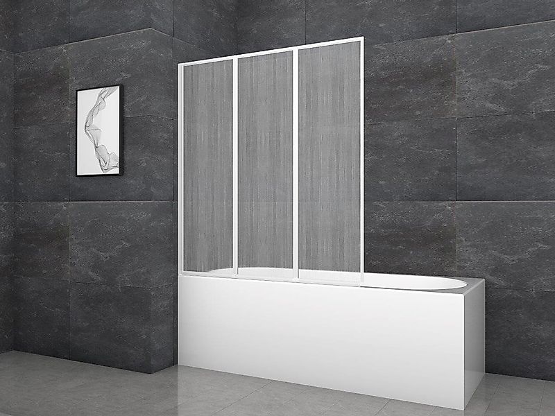 Marwell Badewannenfaltwand Moon, Kunststoff, 3-teilig und faltbar, Duschabt günstig online kaufen