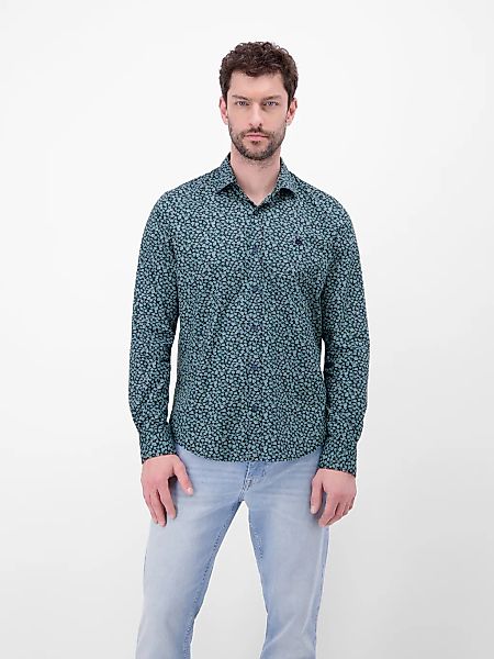 LERROS Langarmhemd "LERROS Langarmhemd mit trendigem Printmuster" günstig online kaufen