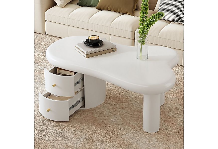 Merax Couchtisch Unregelmäßige Kaffeetisch Sofatisch (1-St), Wohnzimmertisc günstig online kaufen