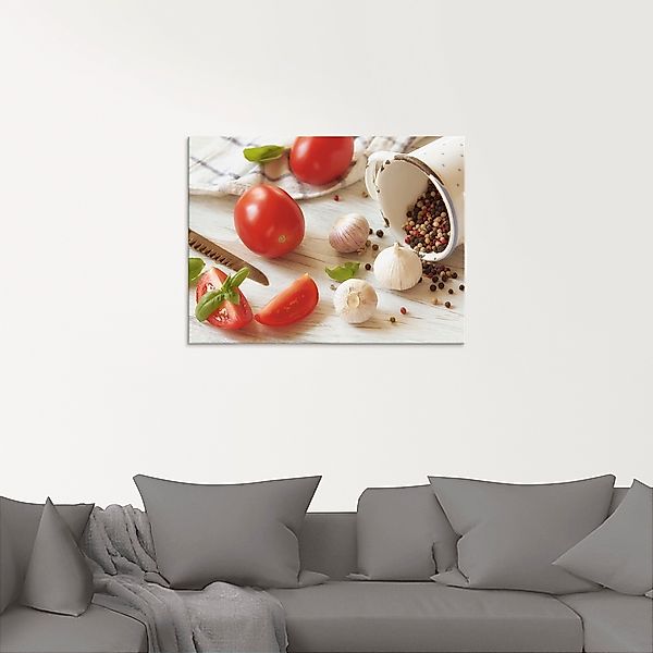 Artland Glasbild »Frische Küche«, Lebensmittel, (1 St.), in verschiedenen G günstig online kaufen