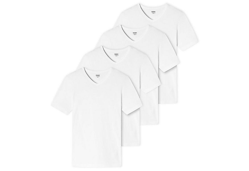 uncover by SCHIESSER T-Shirt Herren T-Shirt 4er Pack Baumwolle (Packung, 4e günstig online kaufen