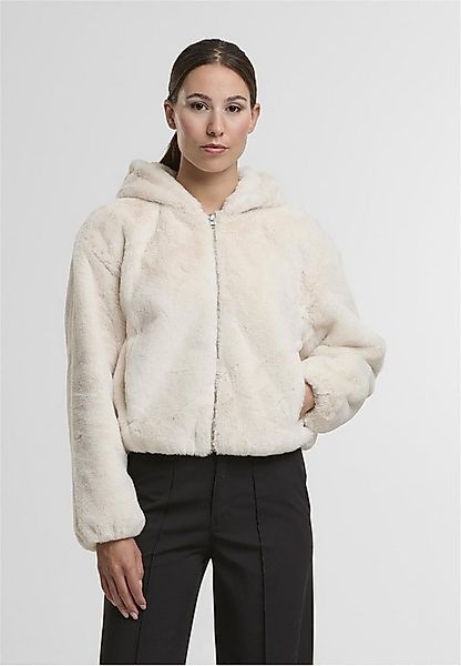 URBAN CLASSICS Hoodie Ladies Full Zip Faux Fur Hoodie günstig online kaufen