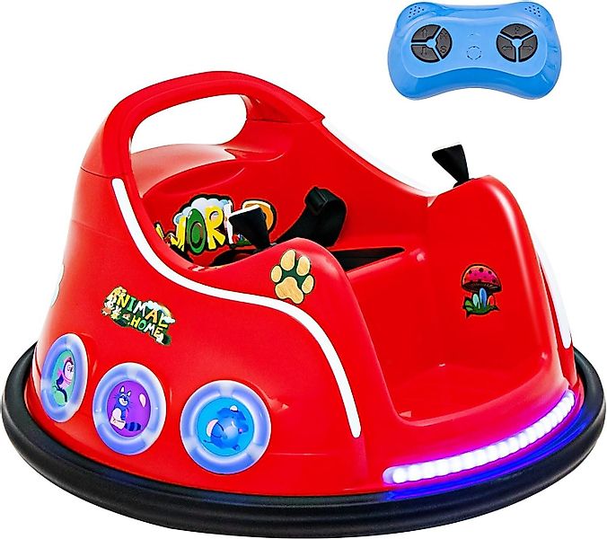 KOMFOTTEU Elektro-Kinderauto Autoscooter, blinkendem LED-Licht & günstig online kaufen