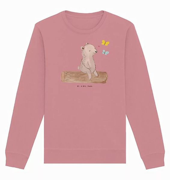 Mr. & Mrs. Panda Longpullover Größe L Bär Naturliebhaber - Canyon Pink - Ge günstig online kaufen