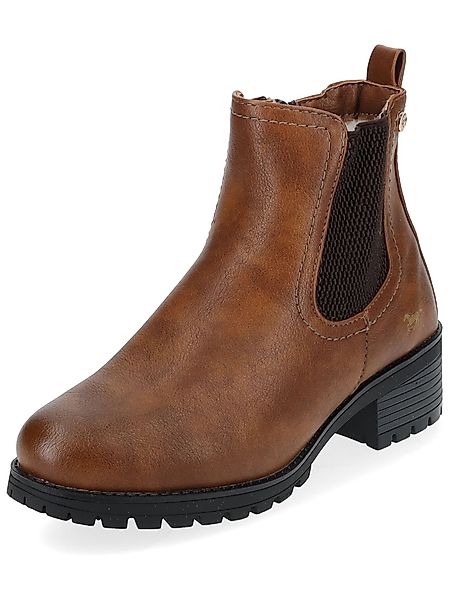 MUSTANG Stiefelette Lederimitat/Textil Stiefelette günstig online kaufen