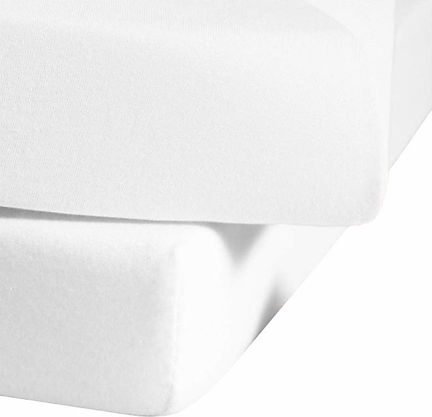 fleuresse Spannbettlaken "Ines hochwertiger Jersey aus reiner Baumwolle," a günstig online kaufen