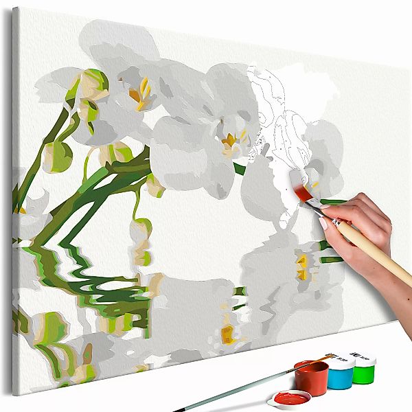 Malen Nach Zahlen - Floral Reflection günstig online kaufen