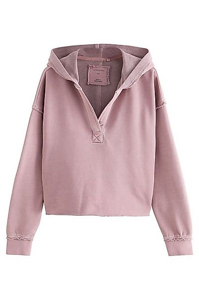 Next Kapuzenpullover Relaxed Fit Hoodie mit Waschung und V-Ausschnitt (1-tl günstig online kaufen