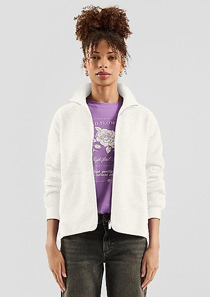 QS Sweatjacke Sweatshirt Teddyjacke günstig online kaufen