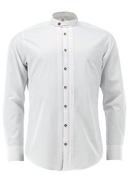 OS Trachten Trachtenhemd Pewya Langarmhemd mit Stehkragen mit Riegel günstig online kaufen