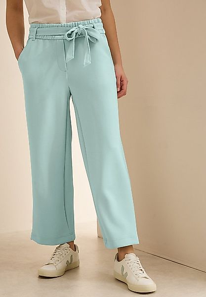 CECIL Stoffhose Style Neele Sommerhose mit Bindegürtel und elastischem Bund günstig online kaufen