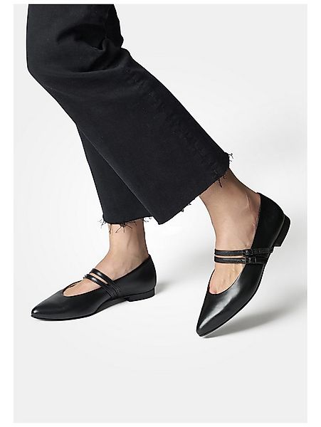 Paul Green Paul Green Ballerinas Glattleder Riemchenballerina günstig online kaufen