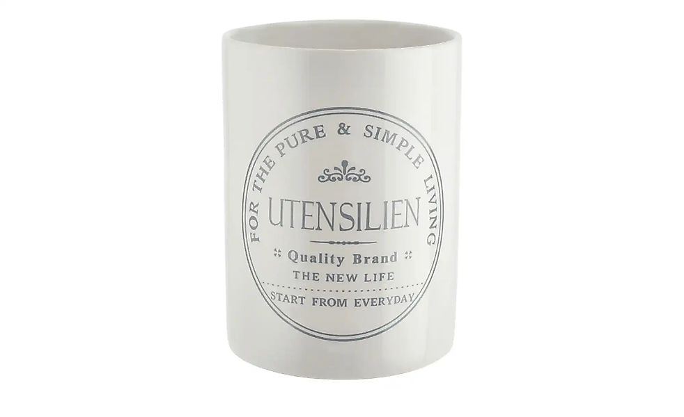 KHG Utensilienhalter   ¦ weiß ¦ Maße (cm): H: 14  Ø: 10 Küchenzubehör & Hel günstig online kaufen