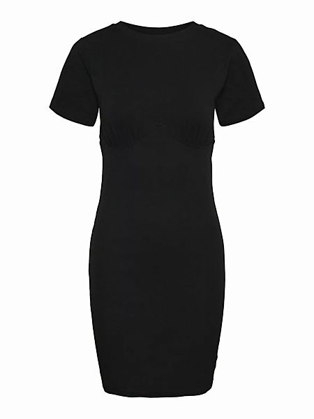 NOISY MAY Kurzärmelig Kleid Damen Schwarz günstig online kaufen