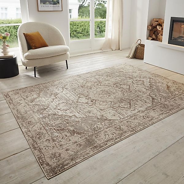 HANSE Home Teppich »Sand«, rechteckig, 8 mm Höhe, Kurzflor, Läufer, Orient, günstig online kaufen