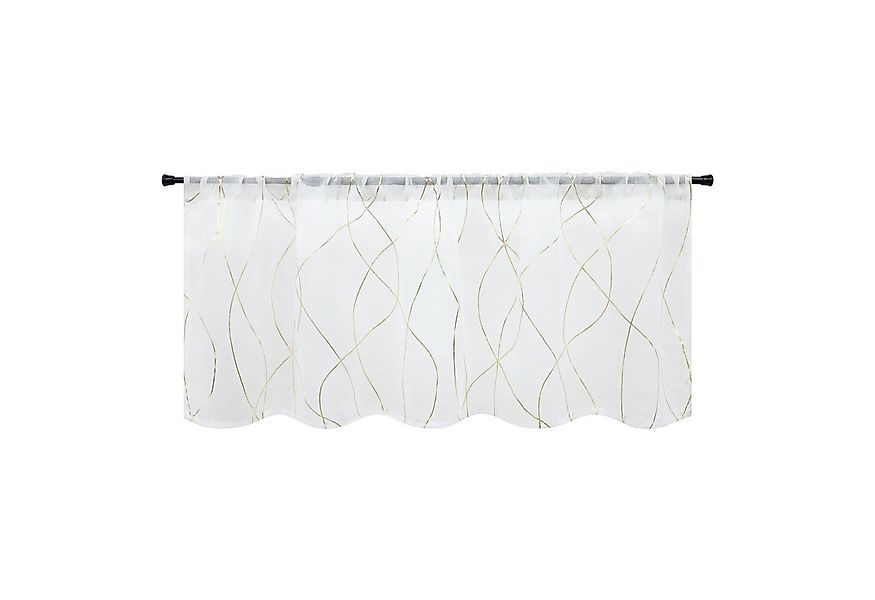 Joyswahl Scheibengardine (1 St), Stangendurchzug, transparent, Küche Bistro günstig online kaufen