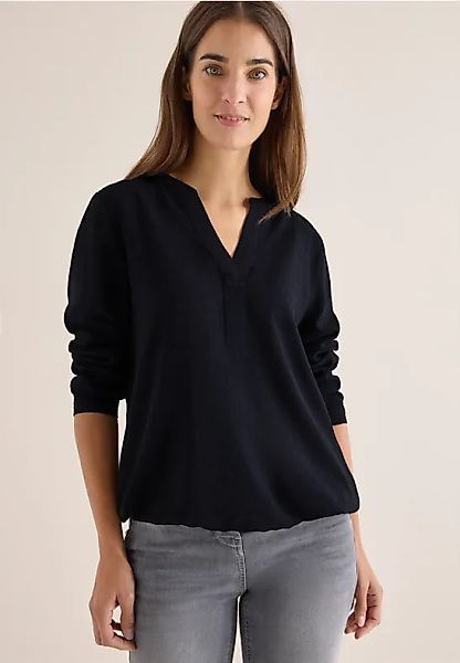 Bluse in Unifarbe günstig online kaufen