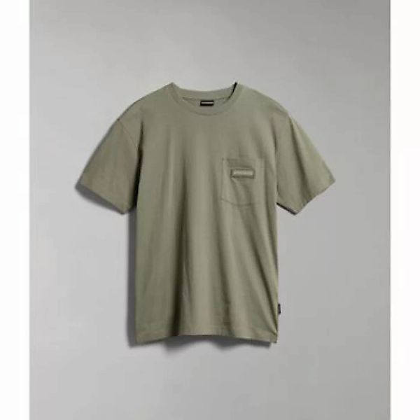 Napapijri  T-Shirts & Poloshirts S-MORGEZ NP0A4GBP-GAE GREEN LICHEN günstig online kaufen