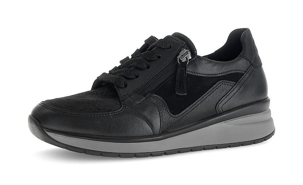 Gabor Keilsneaker "CAPRI", Freizeitschuh, Halbschuh, Schnürschuh in Extrawe günstig online kaufen