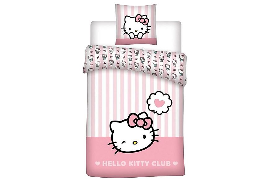 AY!Max Kinderbettwäsche Hello Kitty Club Wende Bettwäsche Set 2tlg 135 x 20 günstig online kaufen
