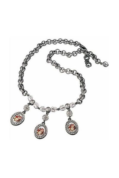 D&G Collier Romantic, aus Edelstahl, vintage, 50cm lang, Zirkonia günstig online kaufen