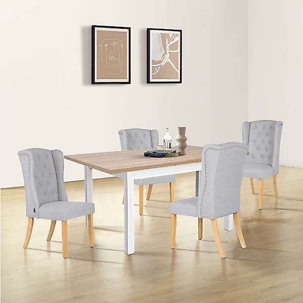 OTTO home Esstisch »Ismund« aus Melamin und MDF Holz, Auszugsfunktion, Brei günstig online kaufen