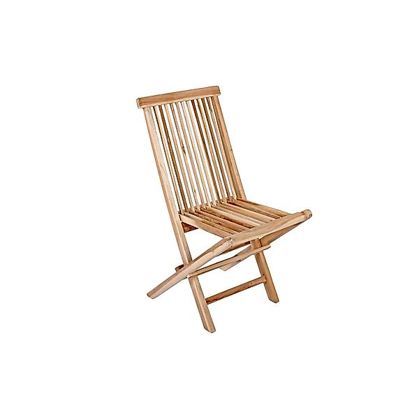 SAM Teakholz Gartenstuhl Klappstuhl ohne Armlehnen MENORCA günstig online kaufen