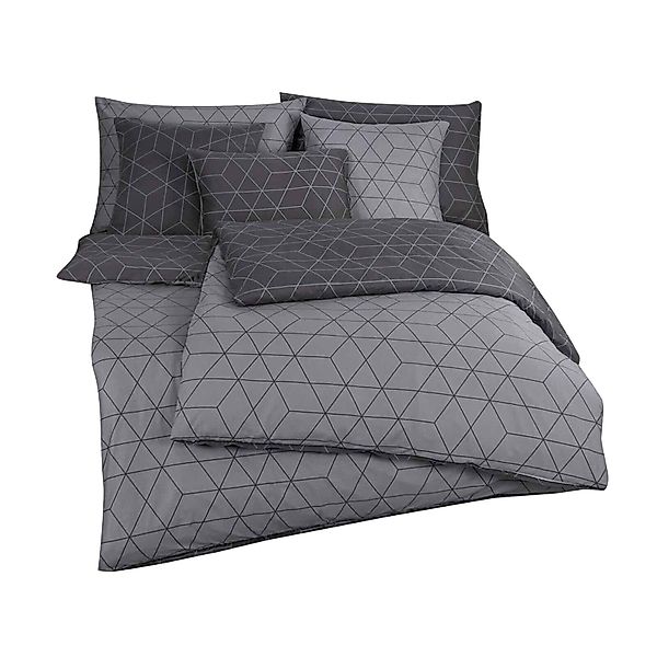 TRAUMSCHLAF Bettwäsche Geo, Mako Satin, 2 günstig online kaufen