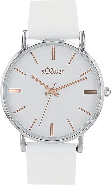 s.Oliver Quarzuhr 2038372, Armbanduhr, Damenuhr, analog, günstig online kaufen