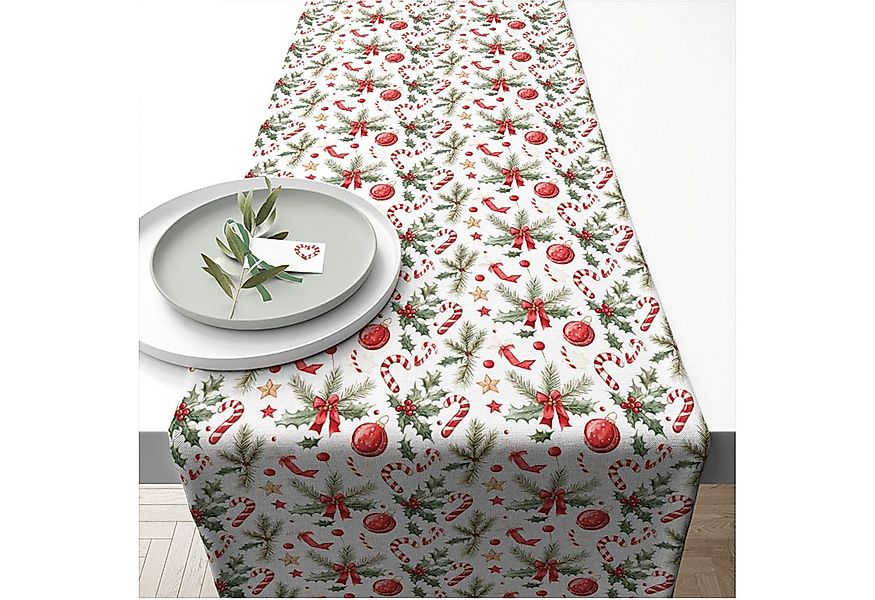 Ambiente® Tischläufer Christmas elements (1-tlg, 1-teilig), Tischläufer Tis günstig online kaufen