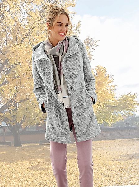 MANISA Langjacke mit Kapuze günstig online kaufen