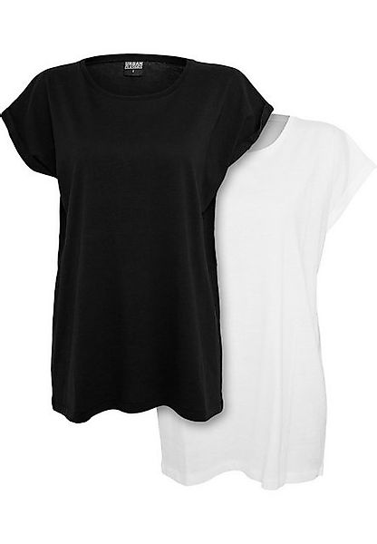 URBAN CLASSICS T-Shirt Urban Classics Damen Ladies Extended Shoulder Tee 2- günstig online kaufen