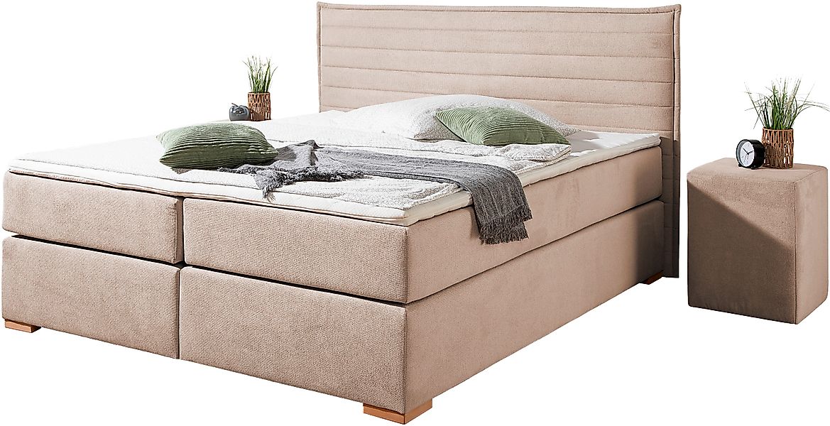 Home affaire Boxspringbett ""Östermoor"", in H2, H3 oder H4 erhältlich günstig online kaufen