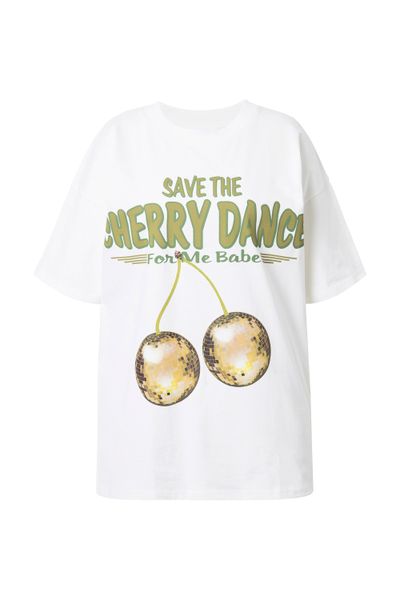Studio Untold T-Shirt T-Shirt oversized Cherry-Print günstig online kaufen