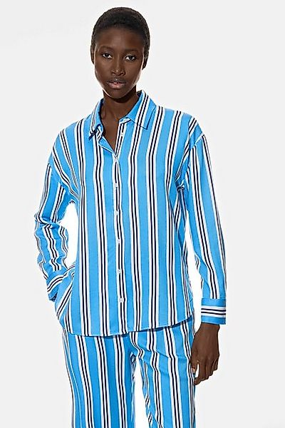 Mey Pyjamaoberteil Serie Calming Stripes Streifen-Design (1-tlg) günstig online kaufen