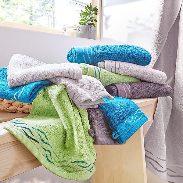Dyckhoff Handtücher Wave, Frottier (Set, 2-St), günstig online kaufen