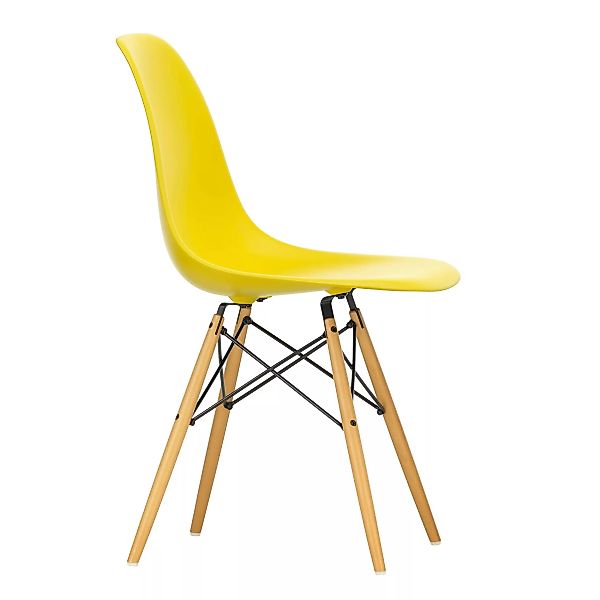 Vitra - Eames Plastic Side Chair DSW Ahorn gelblich - sunlight/Sitzschale P günstig online kaufen