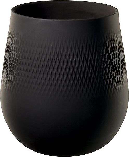 Villeroy & Boch Dekovase Manufacture Collier noir Vase No.1 Carré groß (Vas günstig online kaufen
